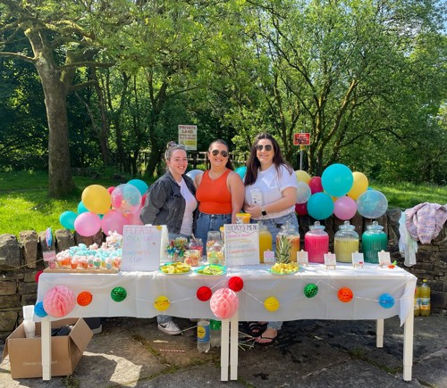 The Olive Branch Foster Care team on their mocktail stand